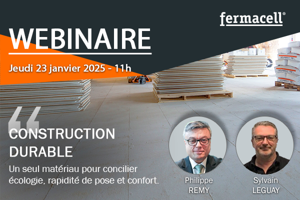 Webinaire Fermacell du jeudi 23 janvier 2025 